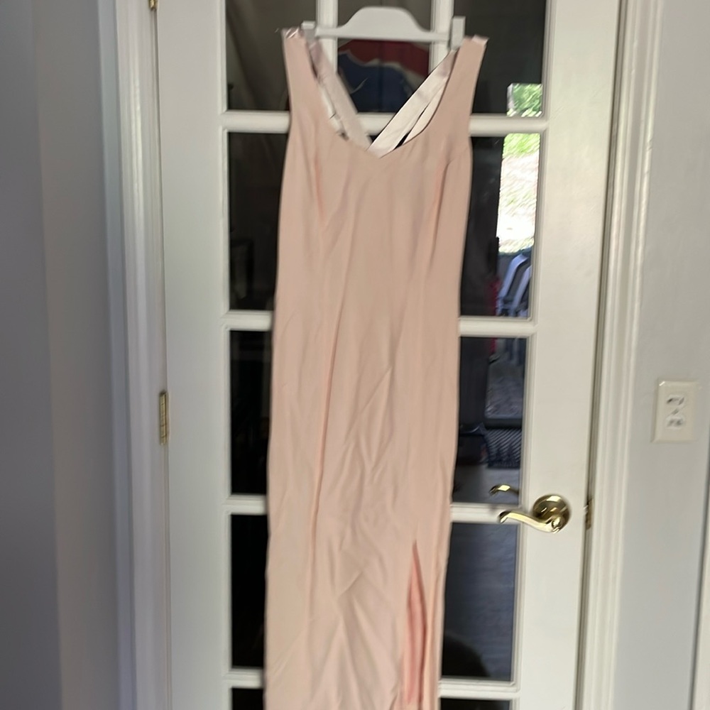 Vintage Pretty Pink ankle length summer dress by CDC size 10